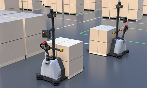 <b>24小时智能仓储AGV无人叉车锂电池UPS应用</b>